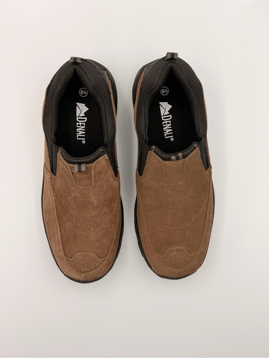 Men\'s Brown Suede Slip-On Loafers by DANAI